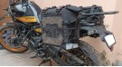 Fit For Royal Enfield New Himalayan 450 Canvas Black Pannier Bags - SPAREZO